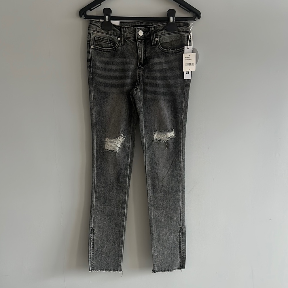 NWT Joe’s Jeans The Nova Mid Rise Slim Straight Grey Jeans Sz. 12 NEW WITH TAGS